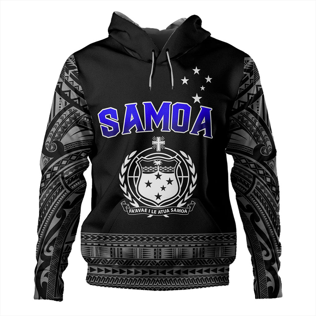 Samoa Hoodie Tribal Polynesia Printed Simple Style