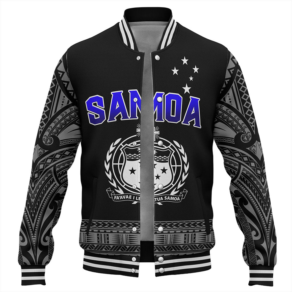 Samoa Baseball Jacket Tribal Polynesia Printed Simple Style