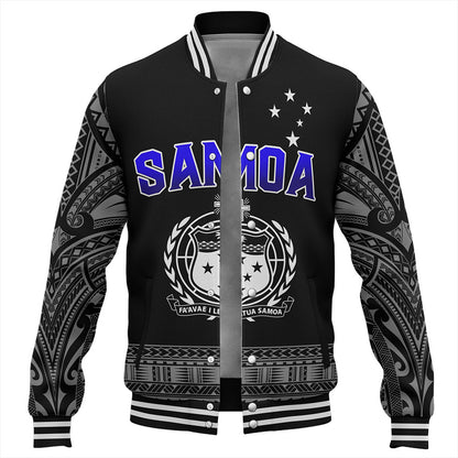 Samoa Baseball Jacket Tribal Polynesia Printed Simple Style
