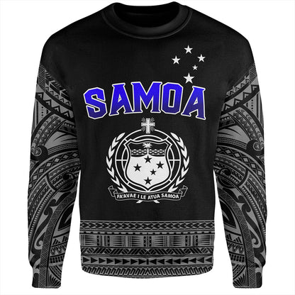 Samoa Sweatshirt Tribal Polynesia Printed Simple Style