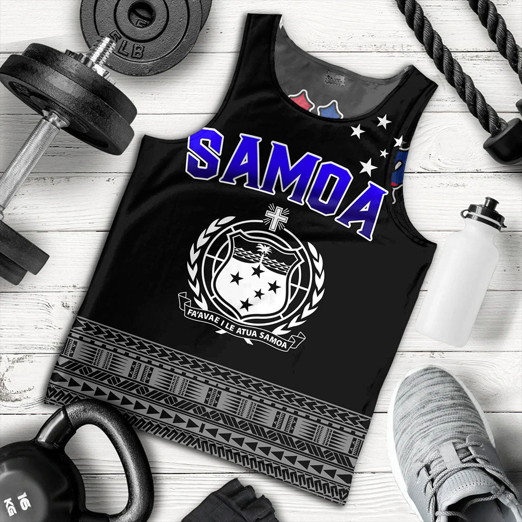 Samoa Tank Top Tribal Polynesia Printed Simple Style