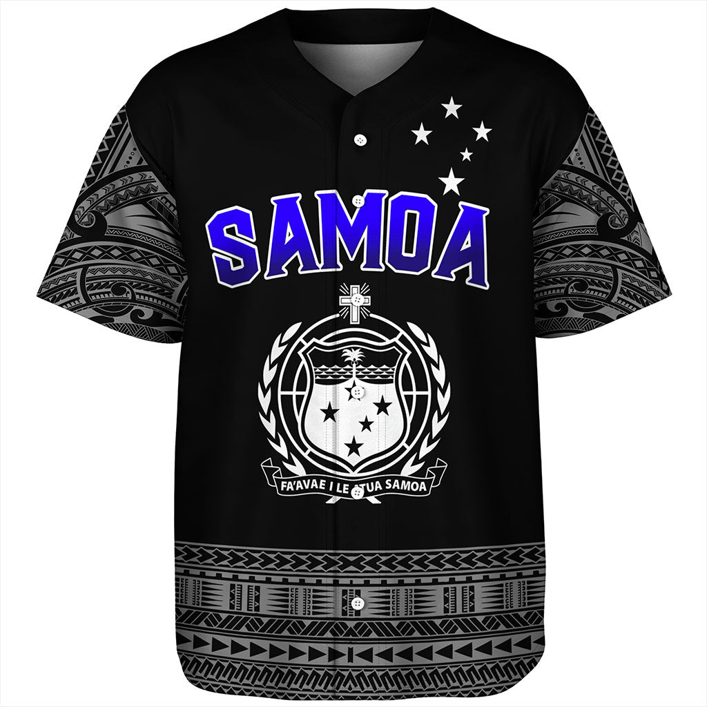 Samoa Baseball Shirt Tribal Polynesia Printed Simple Style