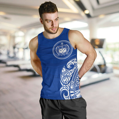 Samoa Tank Top Polynesia Tribal Pattern Coat Of Arms