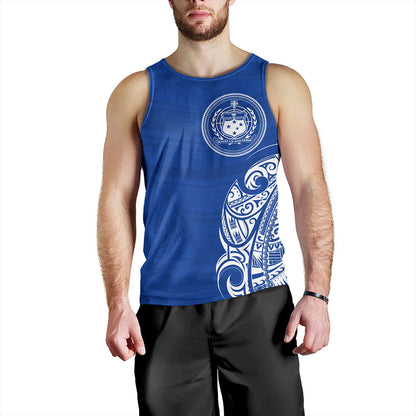 Samoa Tank Top Polynesia Tribal Pattern Coat Of Arms