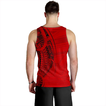 Samoa Tank Top Polynesia Tribal Pattern Coat Of Arms