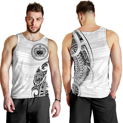 Samoa Tank Top Polynesia Tribal Pattern Coat Of Arms