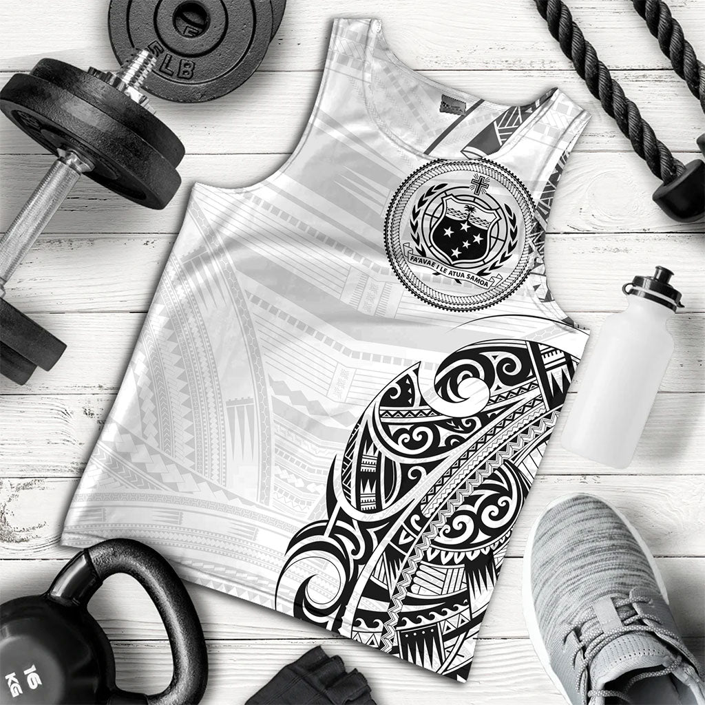 Samoa Tank Top Polynesia Tribal Pattern Coat Of Arms