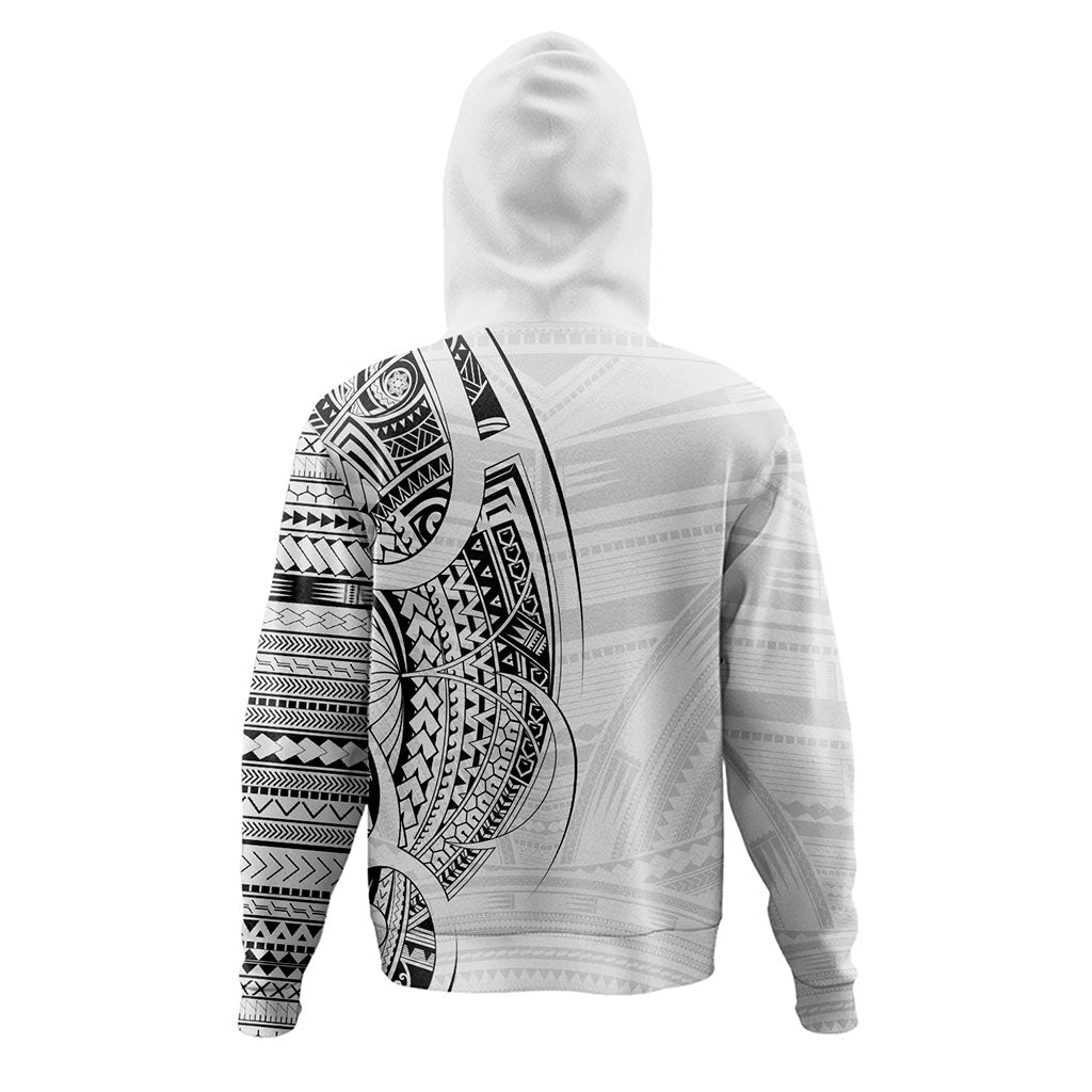 Samoa Hoodie Polynesia Tribal Pattern Coat Of Arms