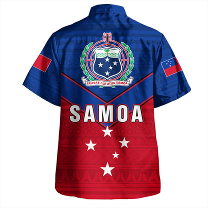 Samoa Hawaiian Shirt Custom Polynesian Tribal Sport Style