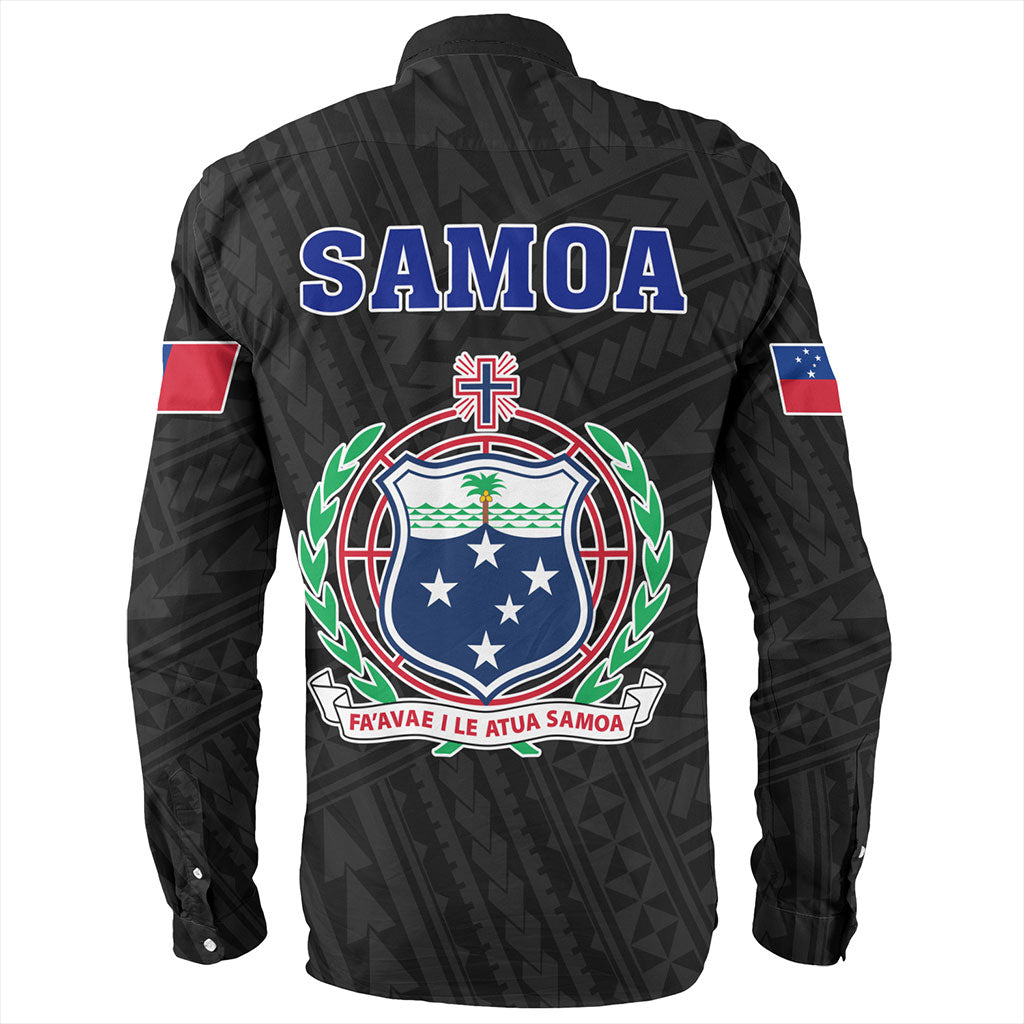 Samoa Long Sleeve Shirt Floral Ulafala Lei