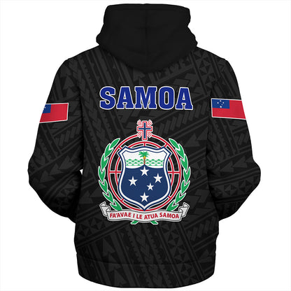 Samoa Sherpa Hoodie Floral Ulafala Lei