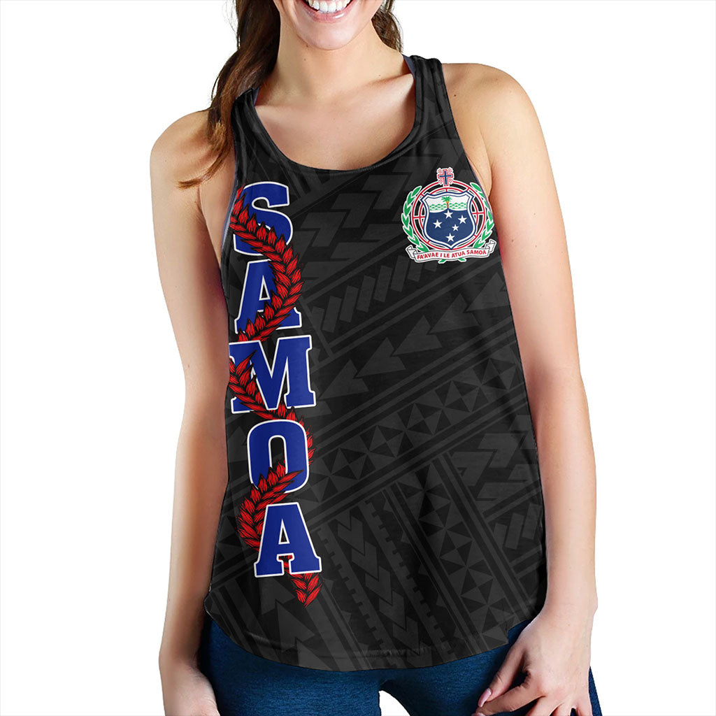 Samoa Women Tank Floral Ulafala Lei