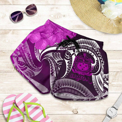 Samoa Women Shorts - Samoa Seal Wave Style (Pink)