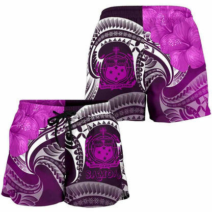 Samoa Women Shorts - Samoa Seal Wave Style (Pink)