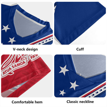 Samoa Rugby Jersey Flag And Coat Of Arms