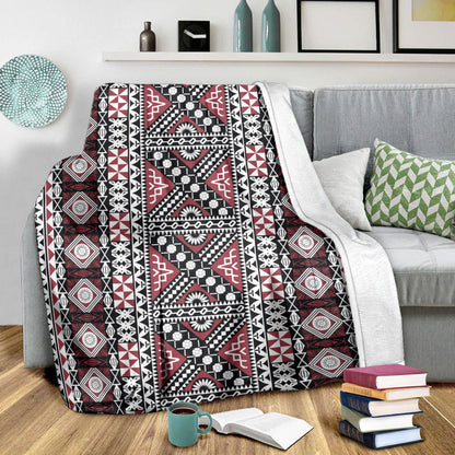 Samoa Premium Blanket Tapa Design