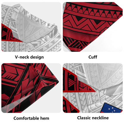Samoa Rugby Jersey Polynesian Tattoo Flag And Coat Of Arms