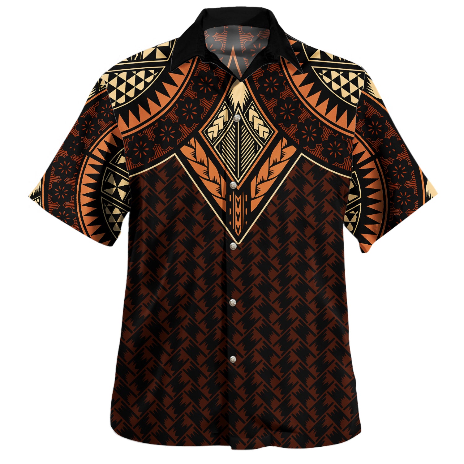 Samoa Hawaiian Shirt Siapo Pacific Tribal Pattern