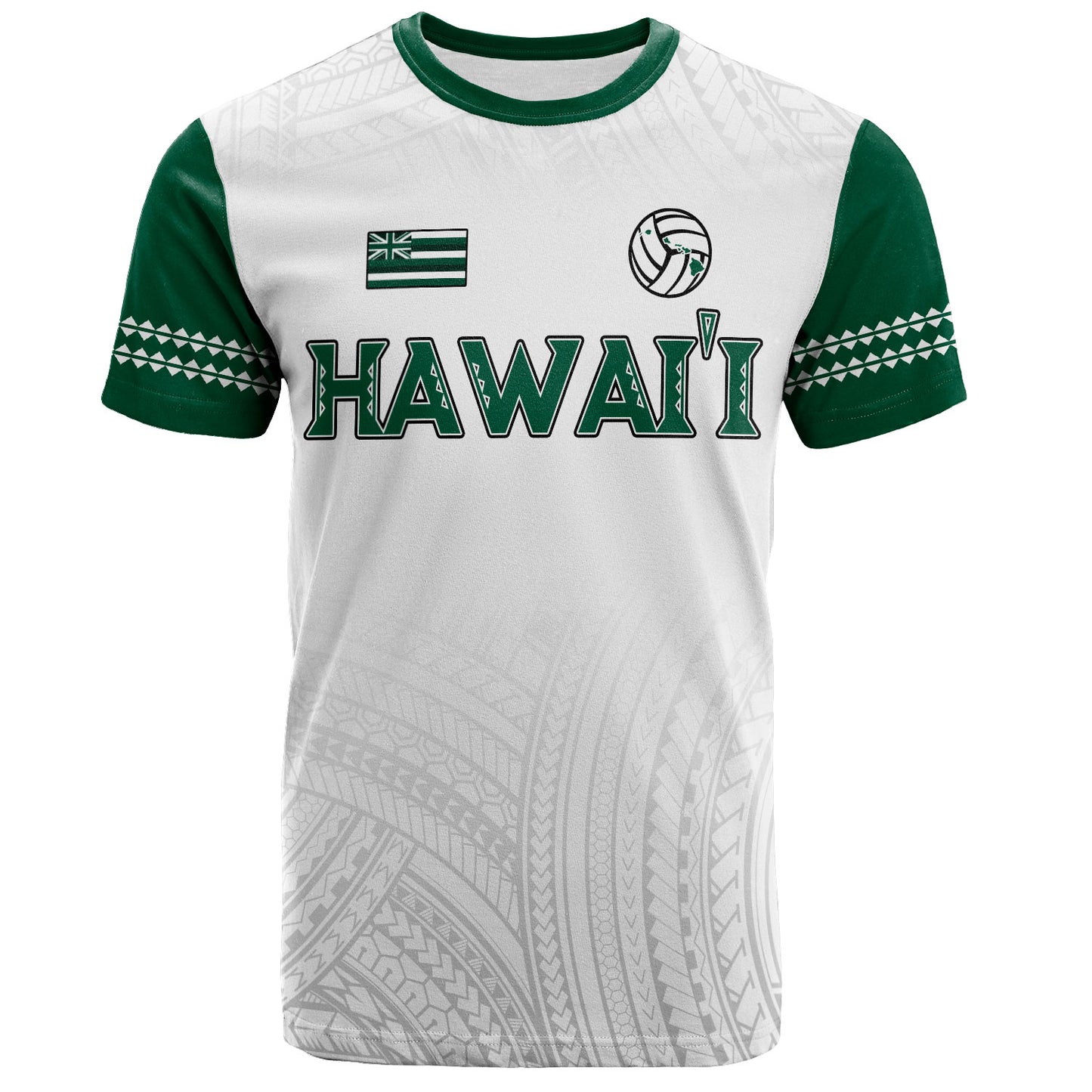 Hawaii T-Shirt Custom Hawaii Volleyball Team Polynesian Tattoo