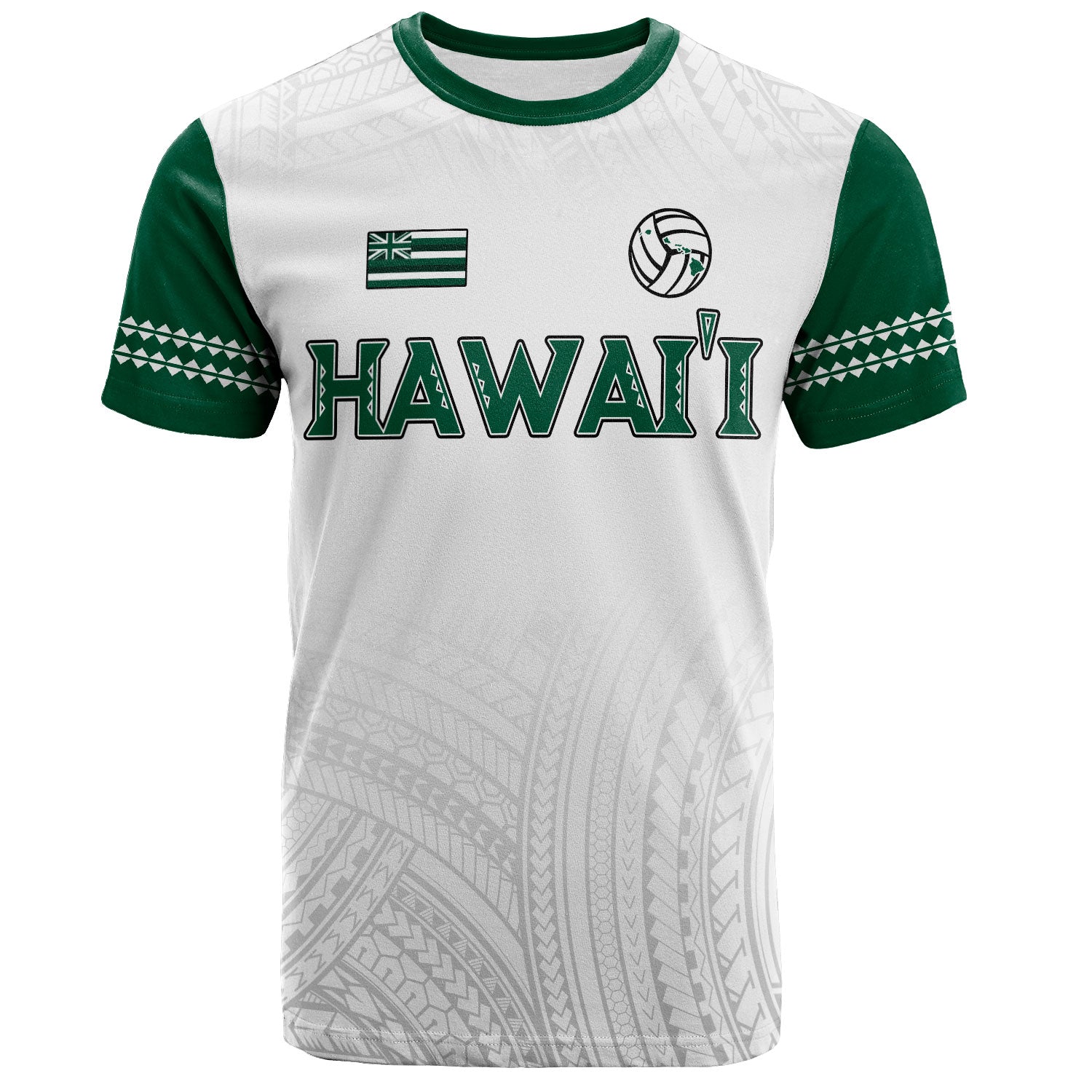 Hawaii T-Shirt Custom Hawaii Volleyball Team Polynesian Tattoo