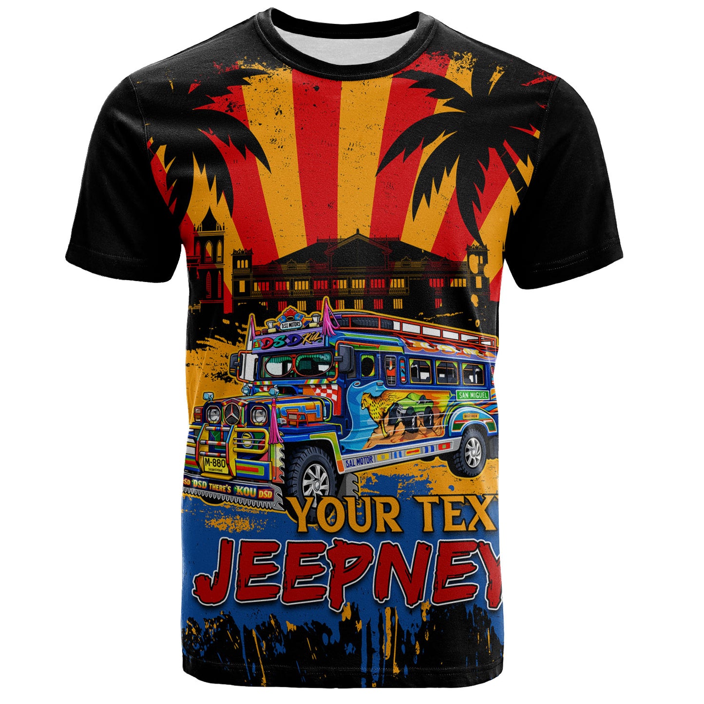 Philippines Filipinos T-Shirt Pinoy Designs Jeepney