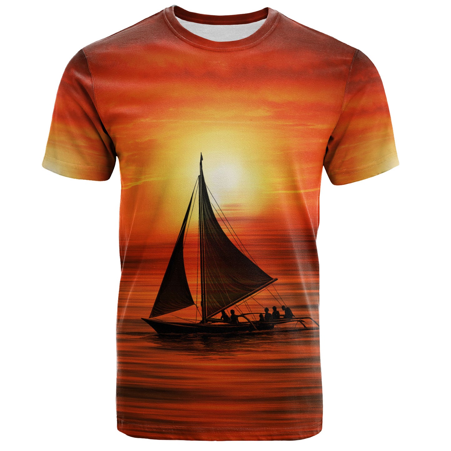Philippines Filipinos T-Shirt Sunset Banka