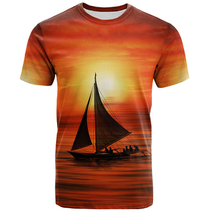 Philippines Filipinos T-Shirt Sunset Banka