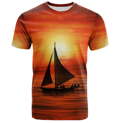 Philippines Filipinos T-Shirt Sunset Banka