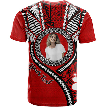 Tonga T-Shirt Custom Tribal Ngatu Pattern Circle Style Ver.1