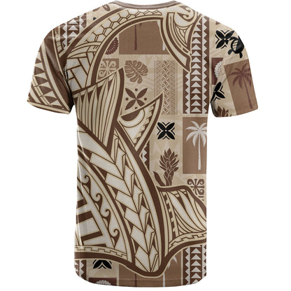 Samoa T-Shirt Custom Army National Guard Tribal Pattern Tapa