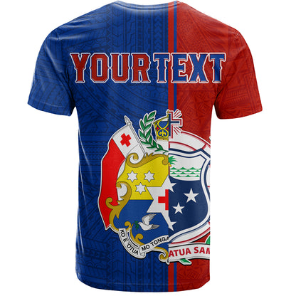 Tokouso T-Shirt - Custom Tonga And Samoa Together
