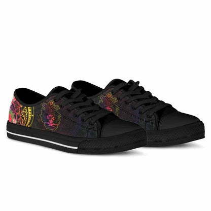 Solomon Islands Low Top Shoes - Tropical Hippie Style