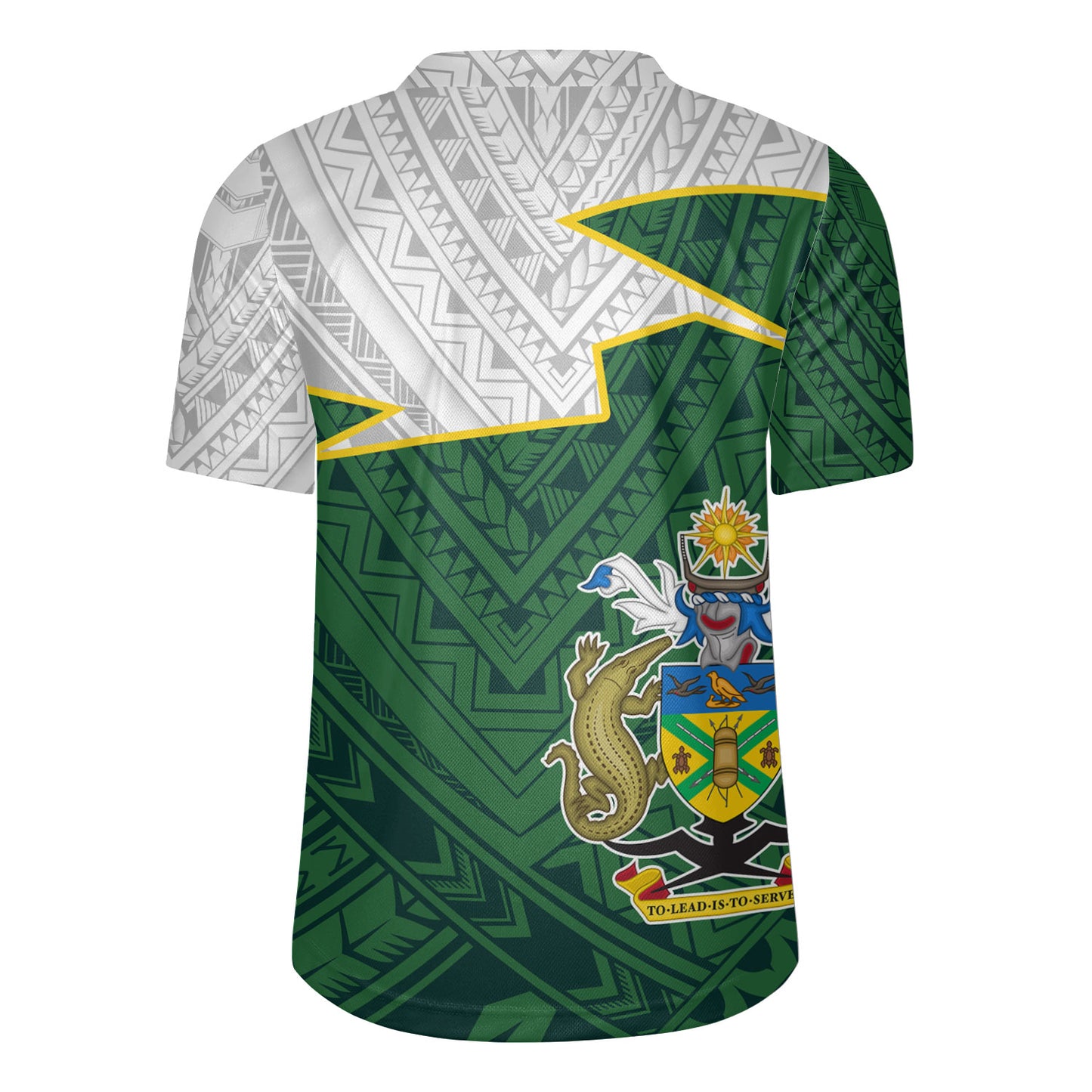 Solomon Islands Rugby Jersey Polynesian Tattoo Flag And Coat Of Arms