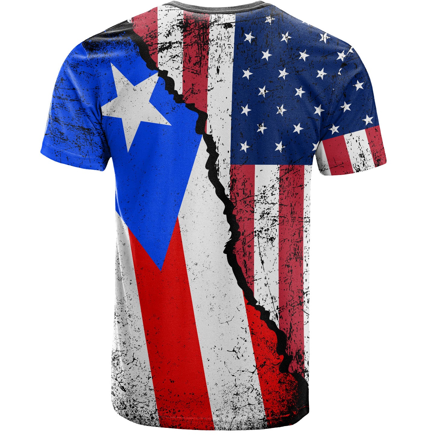 Puerto Rico T-Shirt American Unity Style
