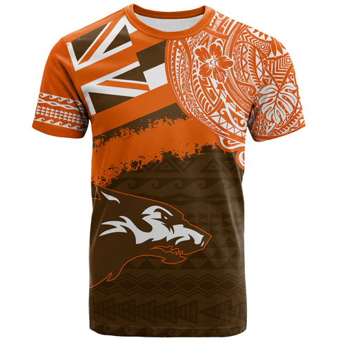 Hawaii T-Shirt Pac-5 Atheletics Polynesian Crest Style