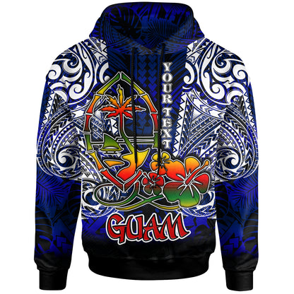 Guam Hoodie - Custom Guam Independence Day With Polynesian Tattoo Patterns