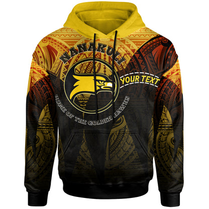 Hawaii Nanakuli High and Intermediate School Custom Hoodie - Nanakuli High School Polynesian Pattern