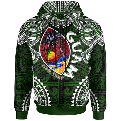 Guam Hoodie - Custom Guam Independence Day '' Wish You A Very Happy Independence Day '' With Polynesian Patterns