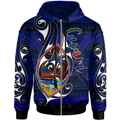 Guam Hoodie - Custom Guam Independence Day With Hook Polynesian Patterns