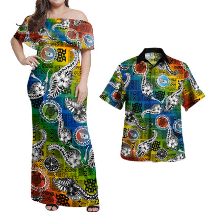 Tahiti Combo Dress And Shirt Tribal Tattoo