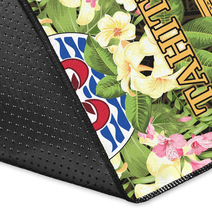 Tahiti Area Rug - Polynesian Gold Patterns Collection