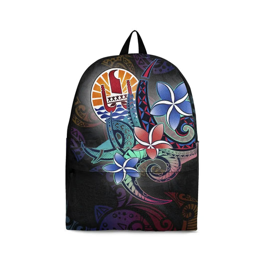 Tahiti Backpack - Plumeria Flowers Style
