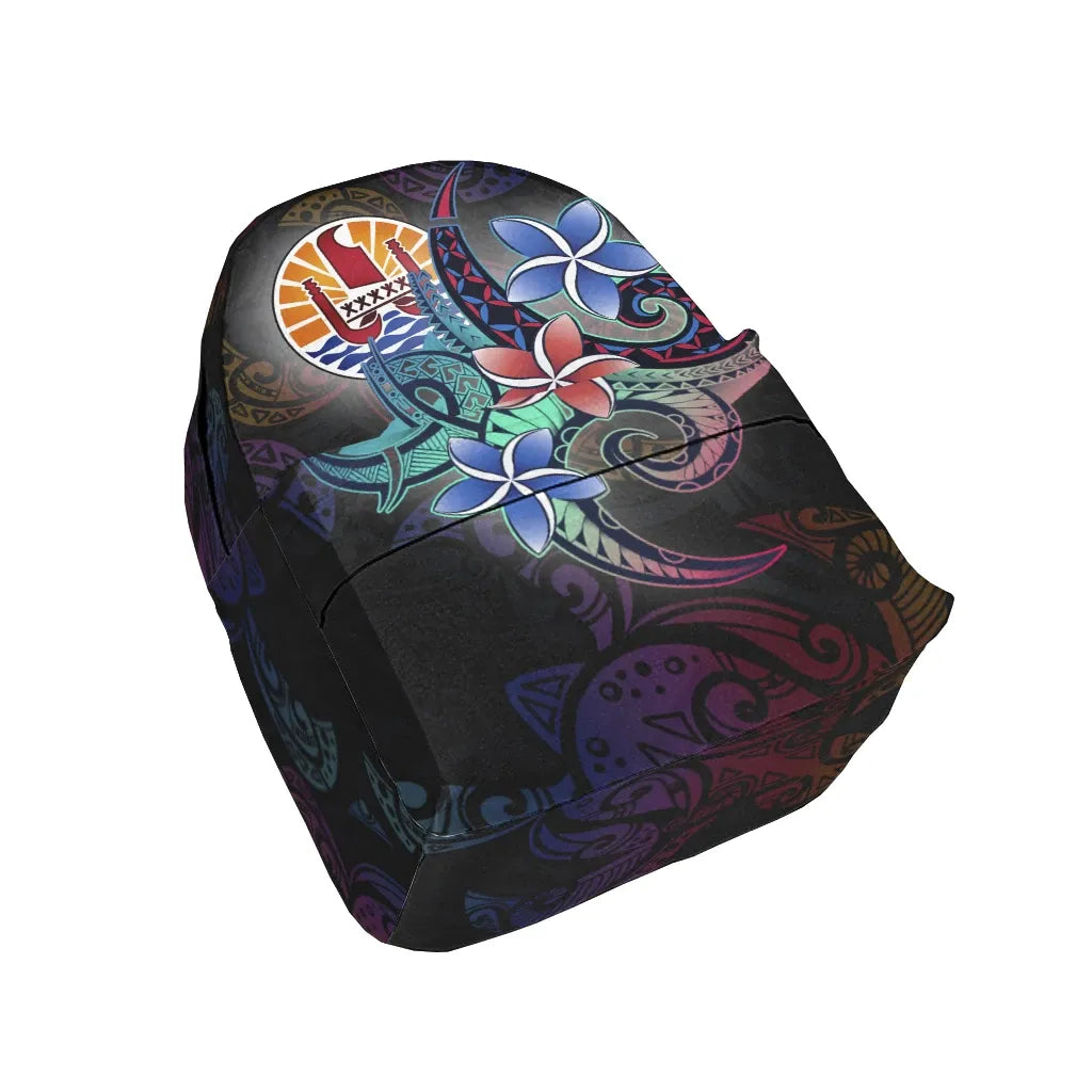 Tahiti Backpack - Plumeria Flowers Style