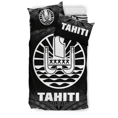 Tahiti Duvet Cover Set - Black Fog Style
