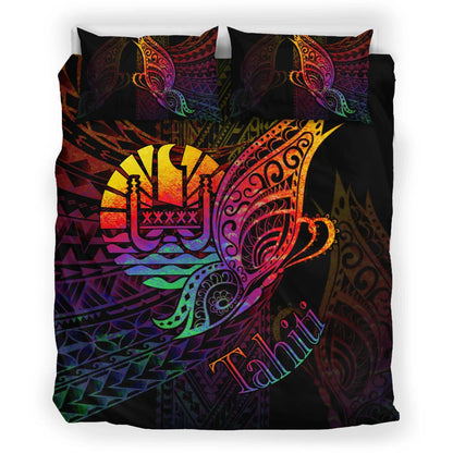 Tahiti Bedding Set - Butterfly Polynesian Style