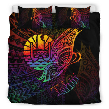 Tahiti Bedding Set - Butterfly Polynesian Style
