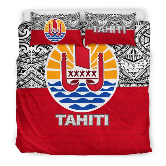Tahiti Duvet Cover Set - Polynesian Design