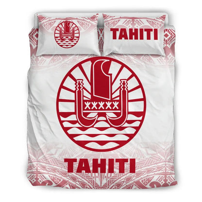 Tahiti Duvet Cover Set - Red Fog Style
