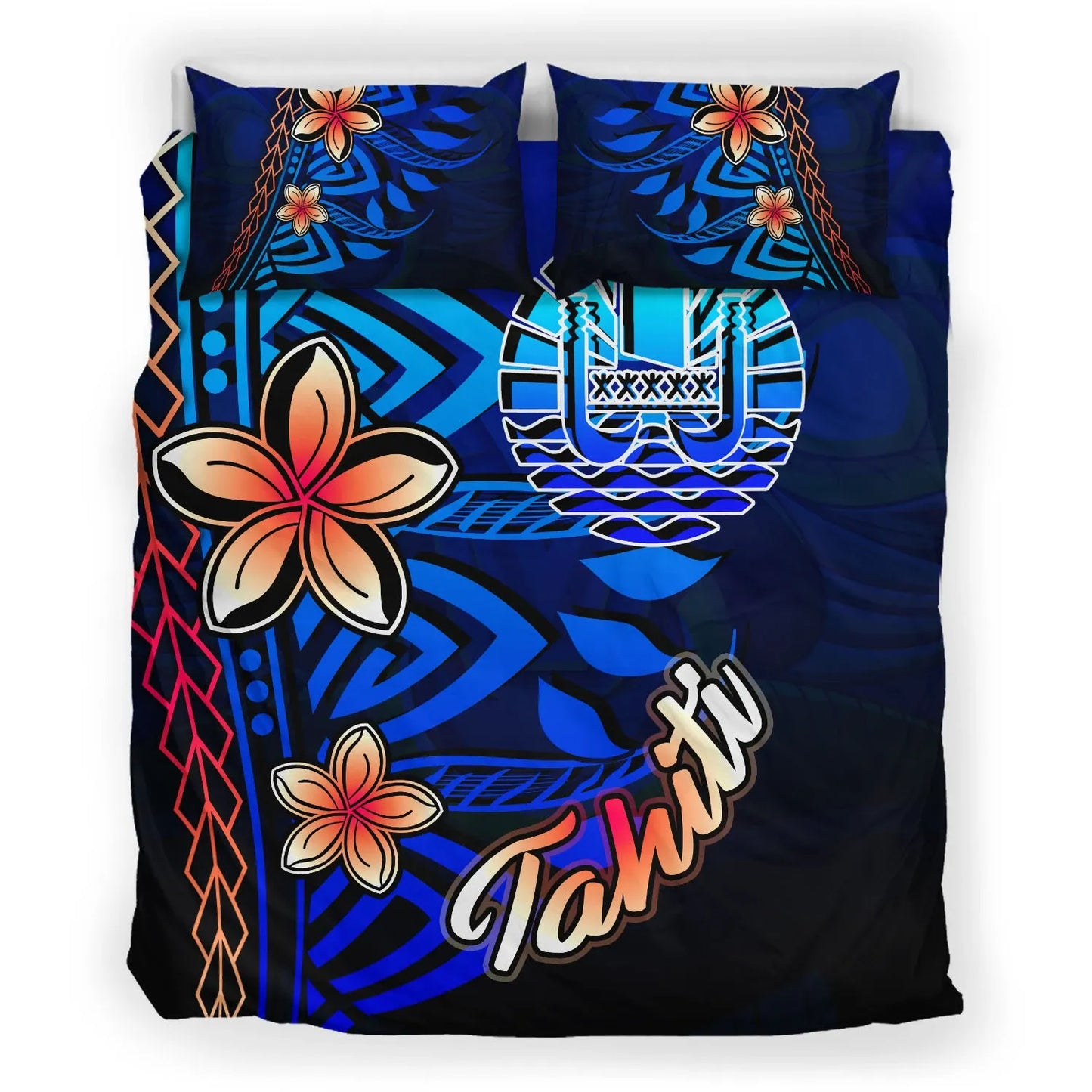 Tahiti Bedding Set - Vintage Tribal Mountain