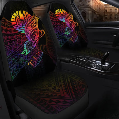 Tahiti Car Seat Cover - Butterfly Polynesian Style